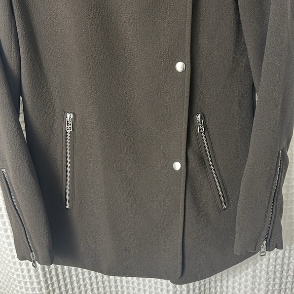 Aritzia Wilfred Mayet Crepe Jacket in Olive Green Size XXXS - Picture 6 of 12